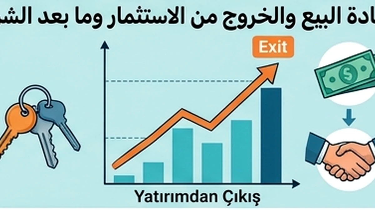 دليل إعادة البيع والخروج من الاستثمار وما بعد الشراء