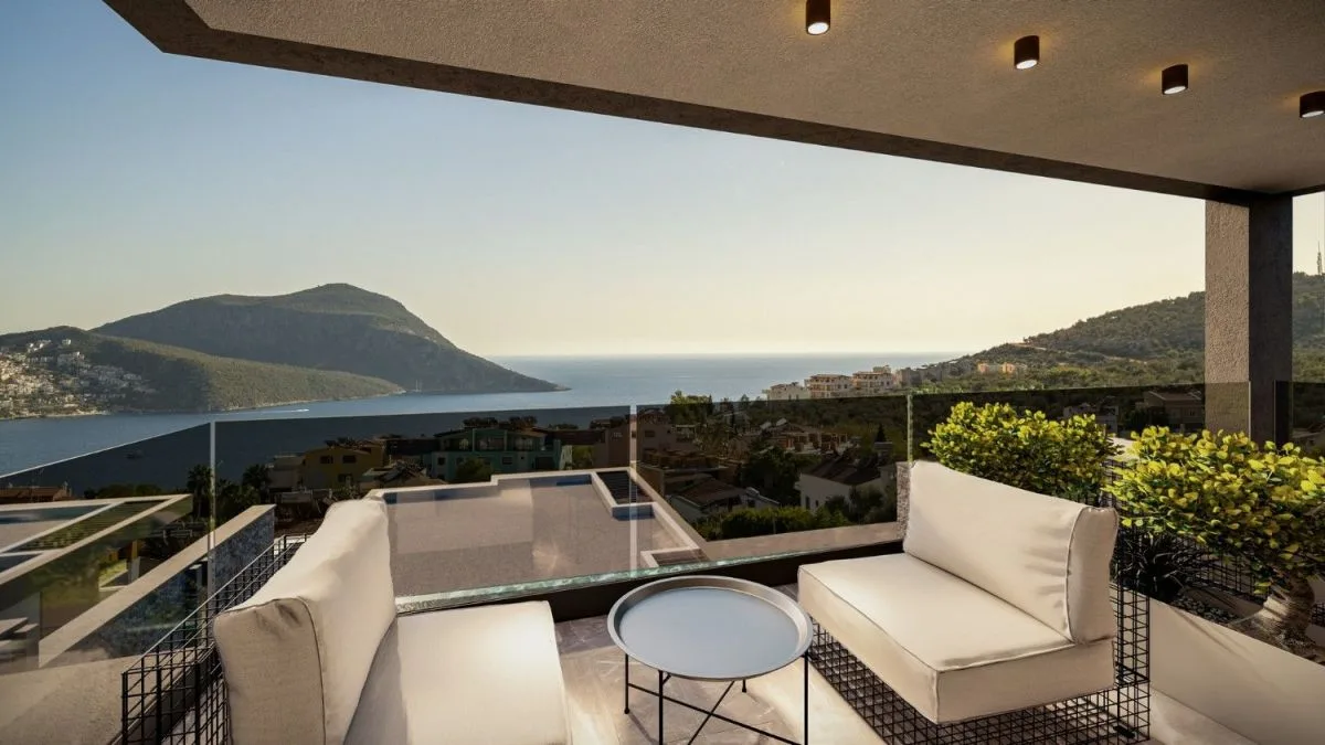 Barose Villaları Ortaalan, Kalkan, Kaş, Antalya - صورة 4